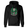 Black - Front - Nightmare Before Christmas Unisex Adult Flames Hoodie