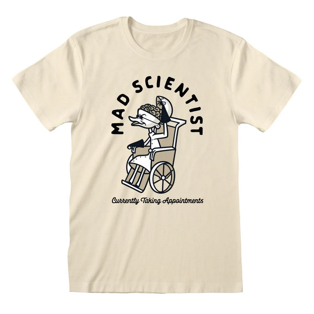 Natural - Front - Nightmare Before Christmas Unisex Adult Mad Scientist T-Shirt