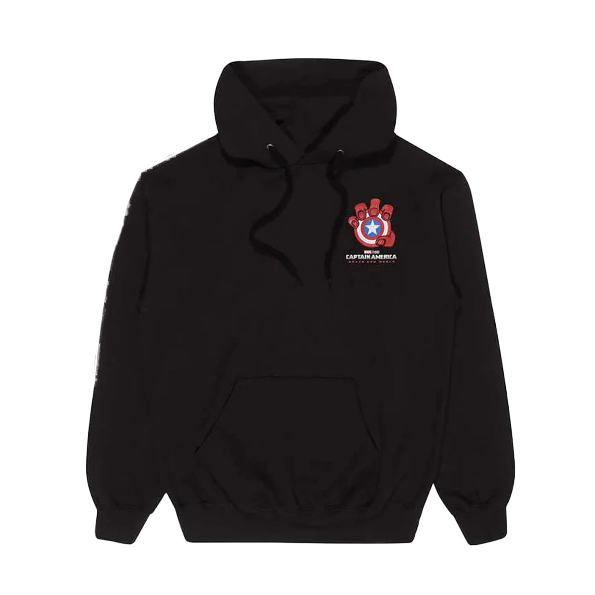 Black-Red - Front - Captain America: Brave New World Unisex Adult Hoodie