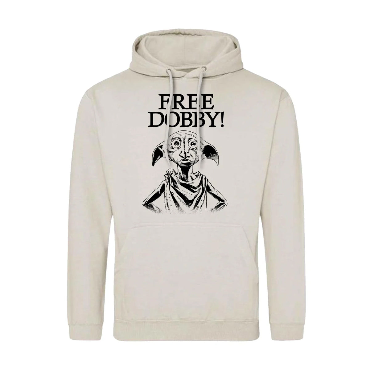 Natural - Front - Harry Potter Unisex Adult Free Dobby Hoodie