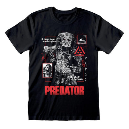 Black - Front - Predator Unisex Adult It Came From Another Planet T-Shirt