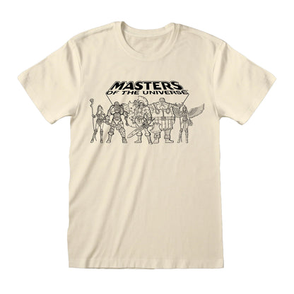 Natural - Front - He-Man Unisex Adult Heroes T-Shirt
