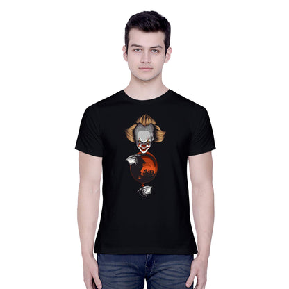 Black - Side - It Unisex Adult Pennywise T-Shirt