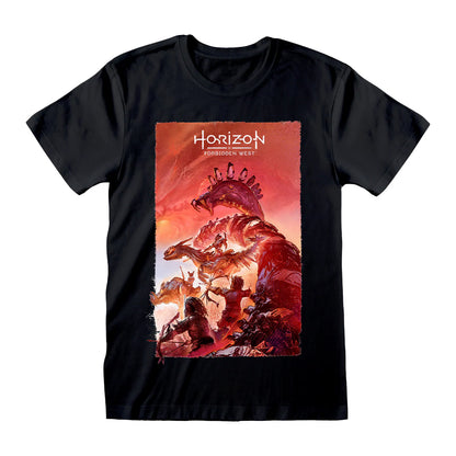 Black - Front - Horizon Unisex Adult Key Art T-Shirt