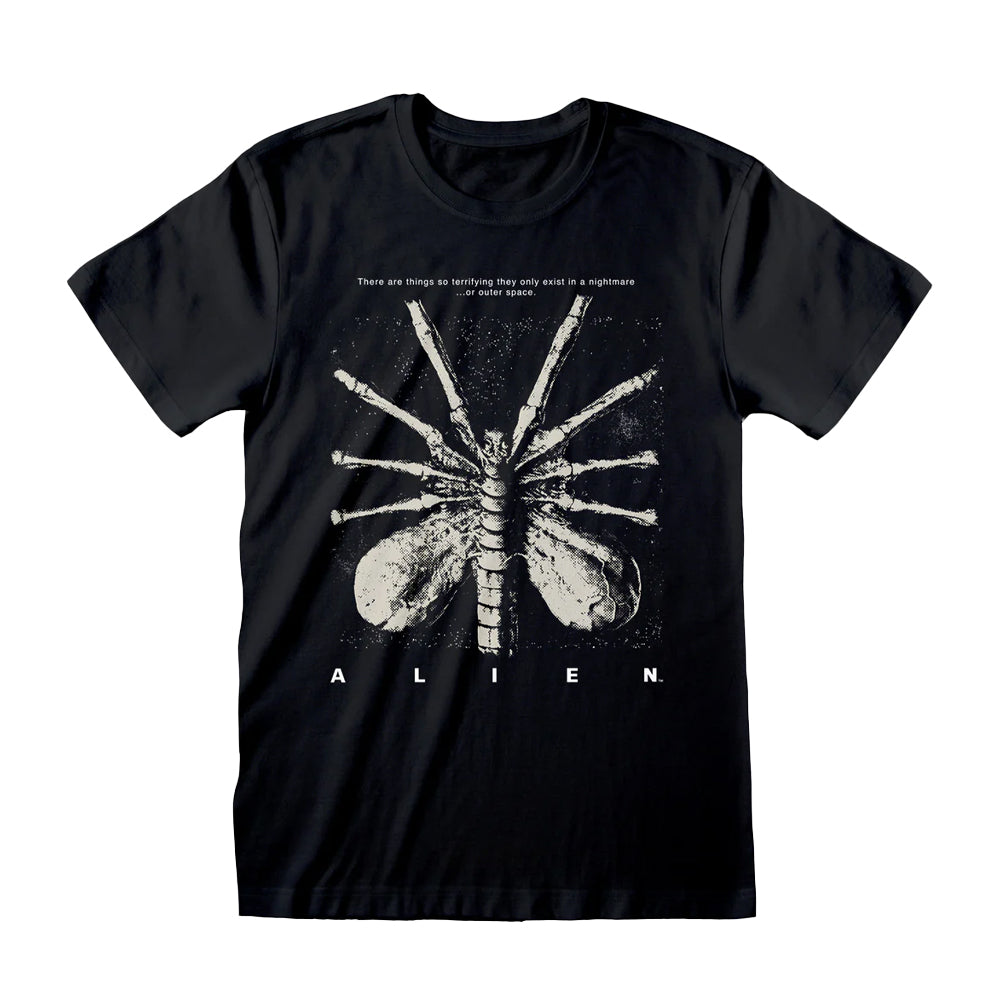 Black - Front - Alien Unisex Adult There Are Things So Terrifying T-Shirt