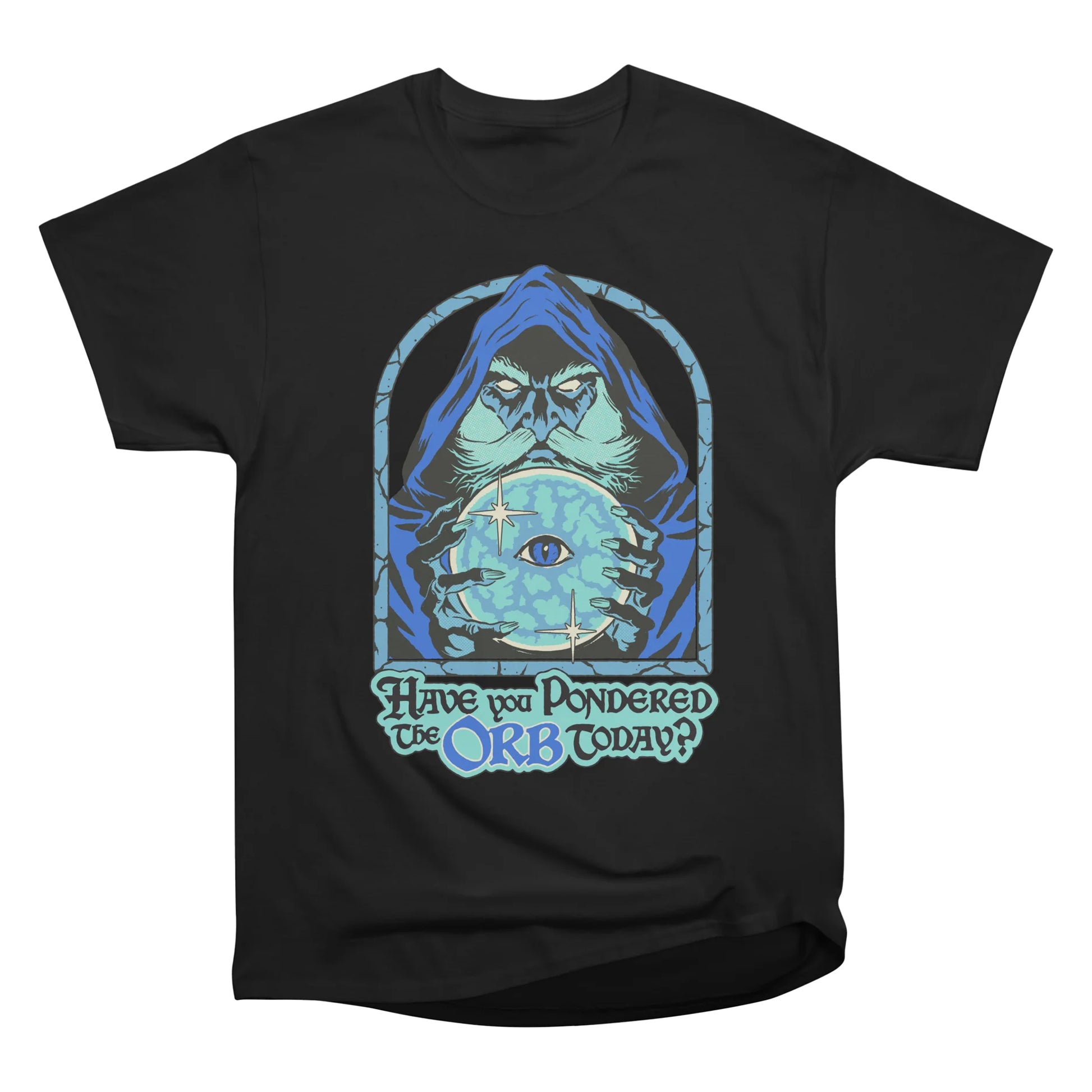 Black - Front - Steven Rhodes Unisex Adult Orb T-Shirt