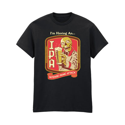 Black - Front - Steven Rhodes Unisex Adult IPA T-Shirt