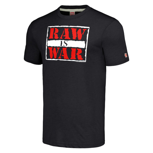 Black - Front - WWE Unisex Adult Raw Is War T-Shirt