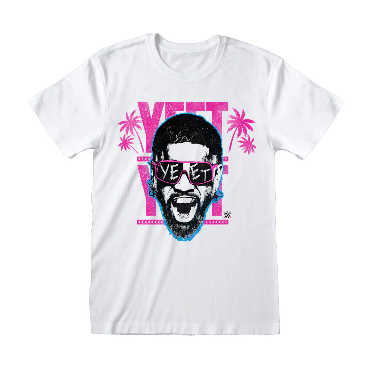 White - Front - WWE Unisex Adult Yeet T-Shirt