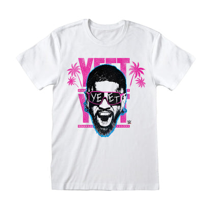 White - Front - WWE Unisex Adult Yeet T-Shirt