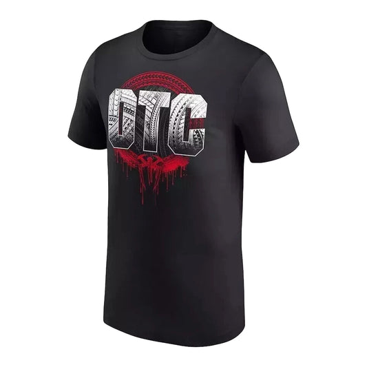 Black - Front - WWE Unisex Adult OTC T-Shirt