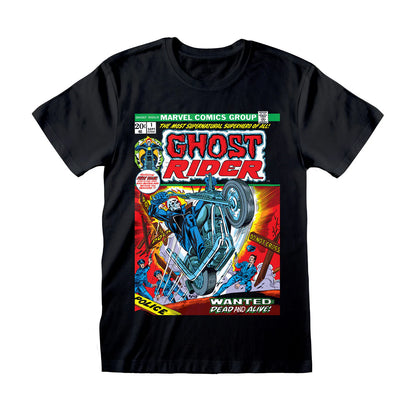 Black - Front - Ghost Rider Unisex Adult T-Shirt