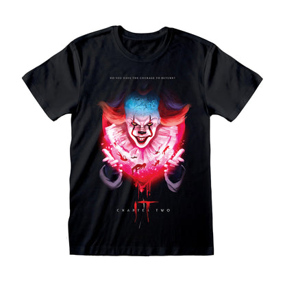 Black - Front - It Unisex Adult Poster T-Shirt