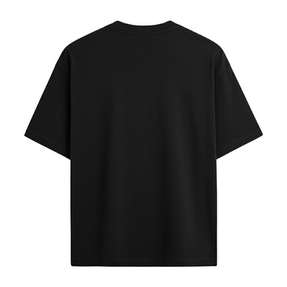Black - Back - The Nightmare Before Christmas Unisex Adult Tonal Sketch Oversized T-Shirt