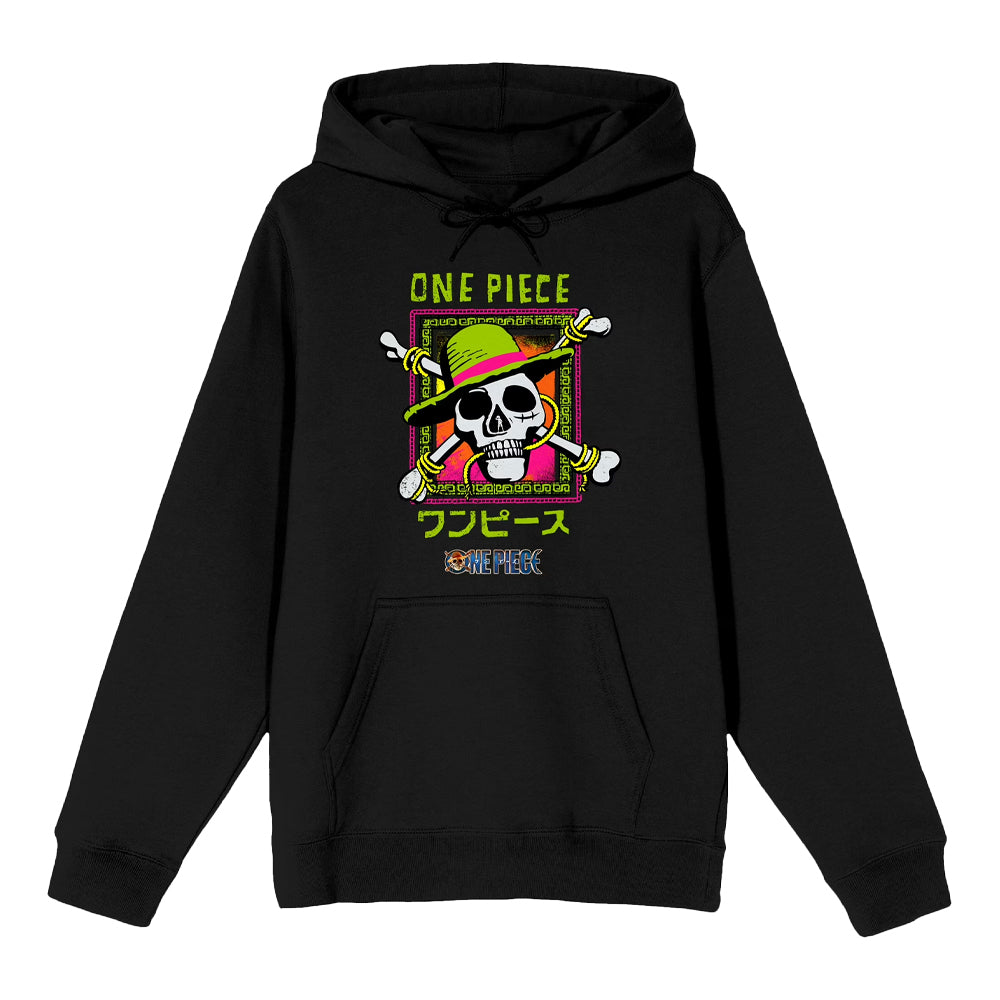 Black - Front - One Piece Unisex Adult Strawhat Pirates Hoodie