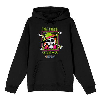 Black - Front - One Piece Unisex Adult Strawhat Pirates Hoodie
