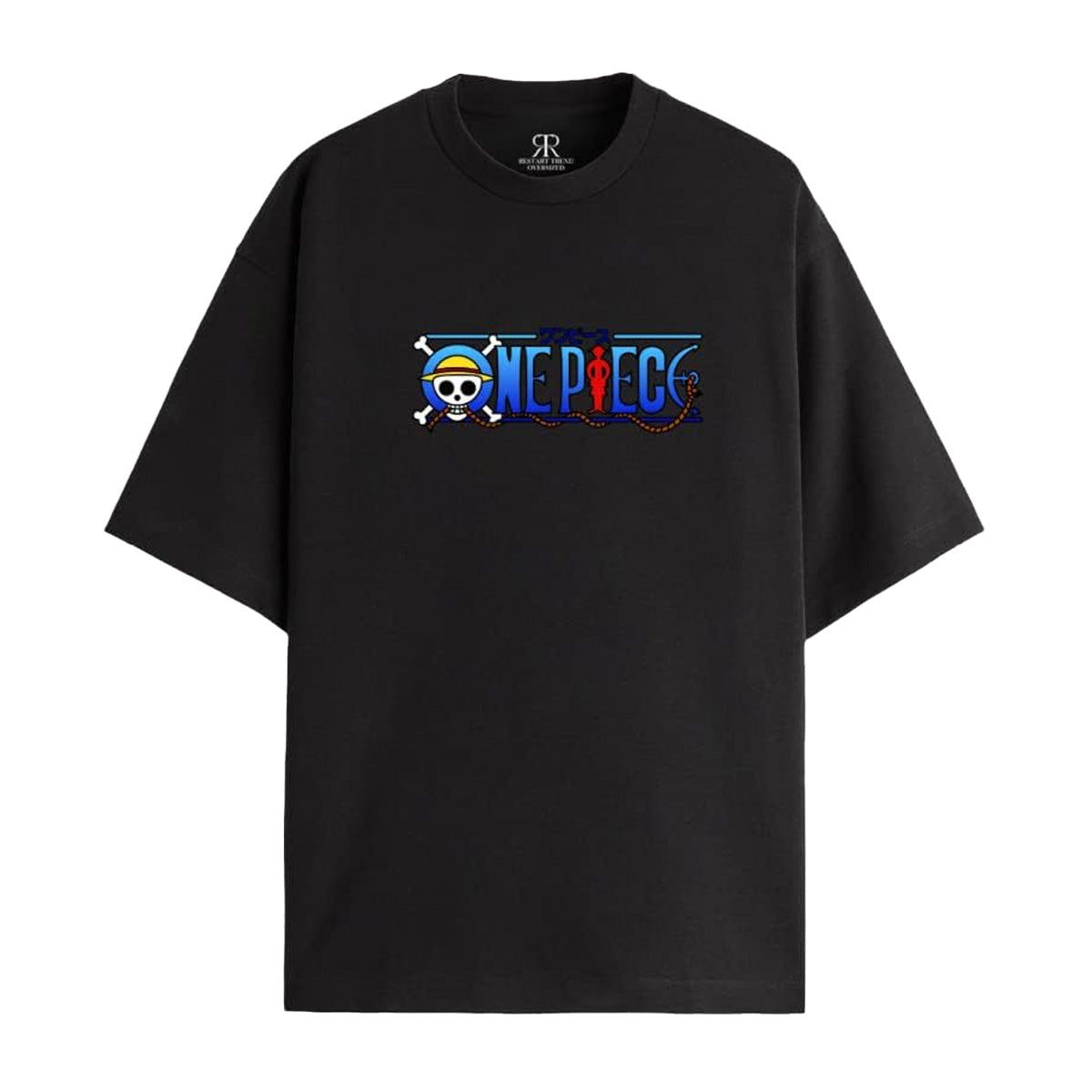 Black - Front - One Piece Unisex Adult Strawhat Pirates T-Shirt