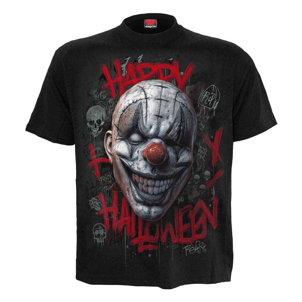 Black - Front - Spiral Unisex Adult Harroween T-Shirt