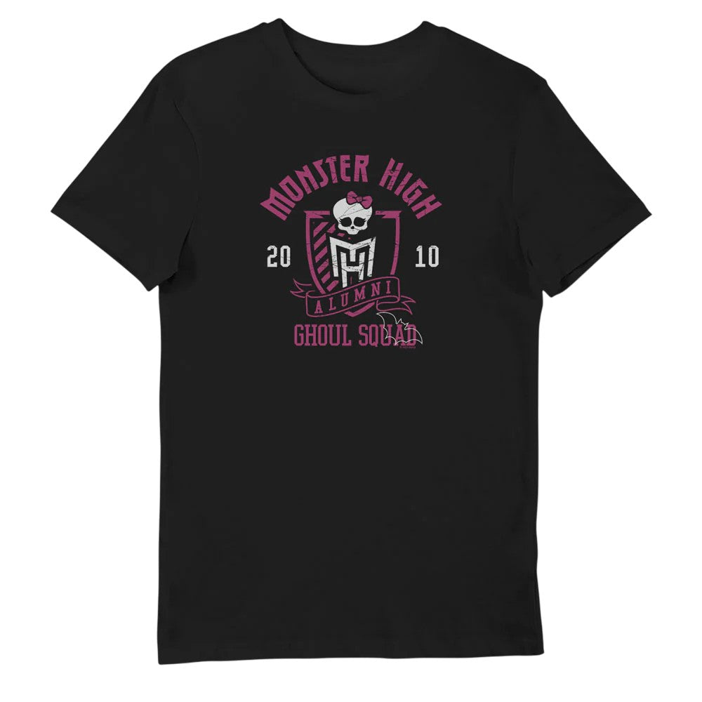 Black - Front - Monster High Unisex Adult Ghoul Squad T-Shirt
