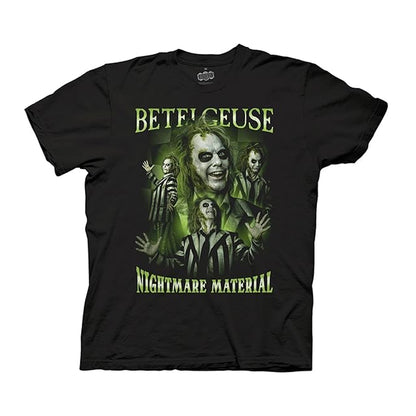 Black - Front - Beetlejuice Unisex Adult Undead T-Shirt