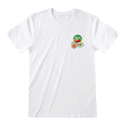 White - Front - Sakamoto Days Unisex Adult Fruity Back Print T-Shirt