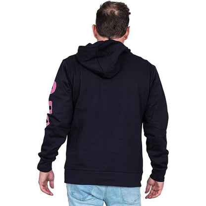 Black - Back - The Simpsons Unisex Adult Donut Head Hoodie