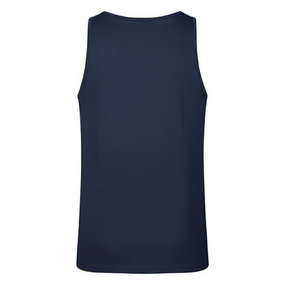 Navy Blue - Back - Captain America Unisex Adult Shield Tank Top