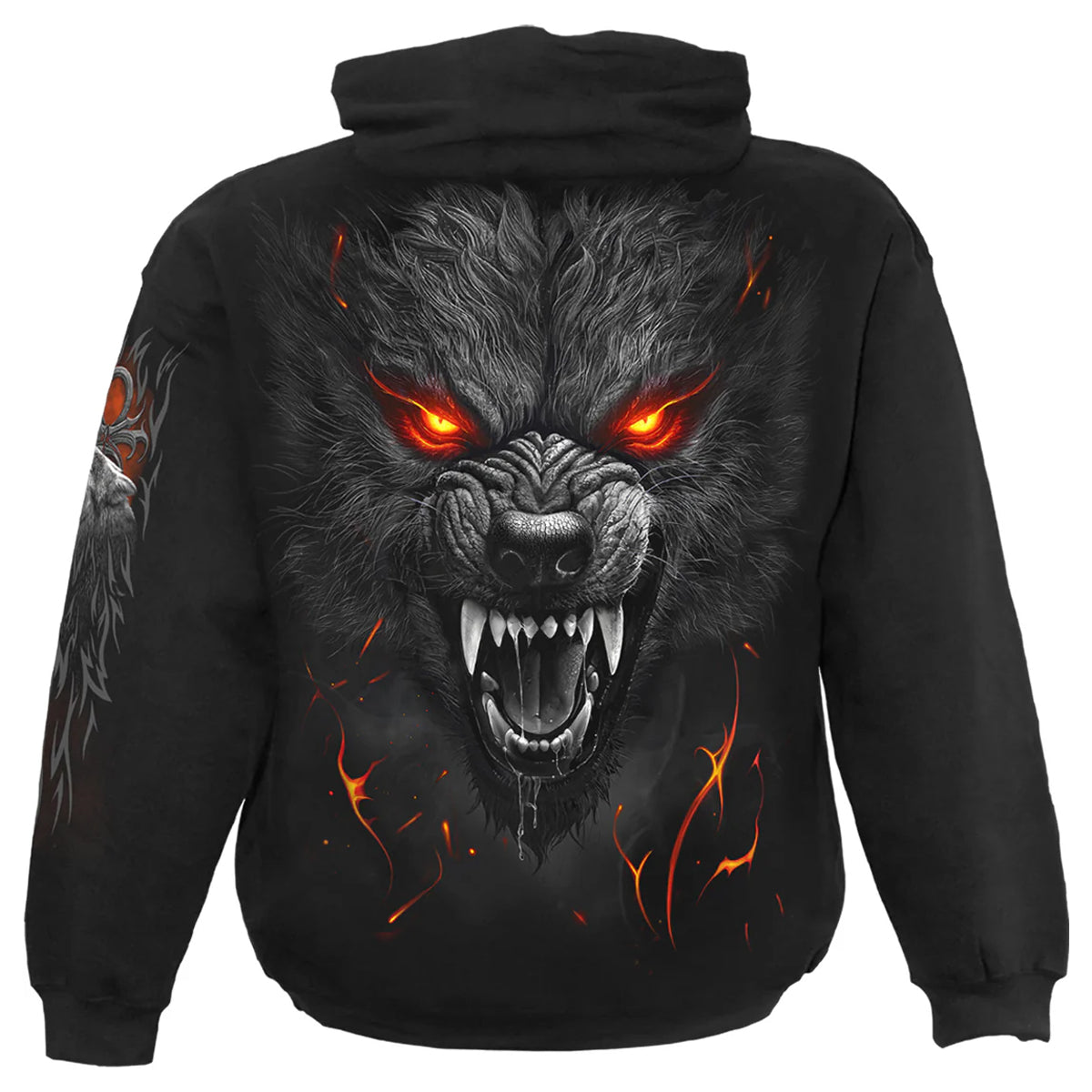 Black - Back - Spiral Direct Unisex Adult Darkest Fear Hoodie