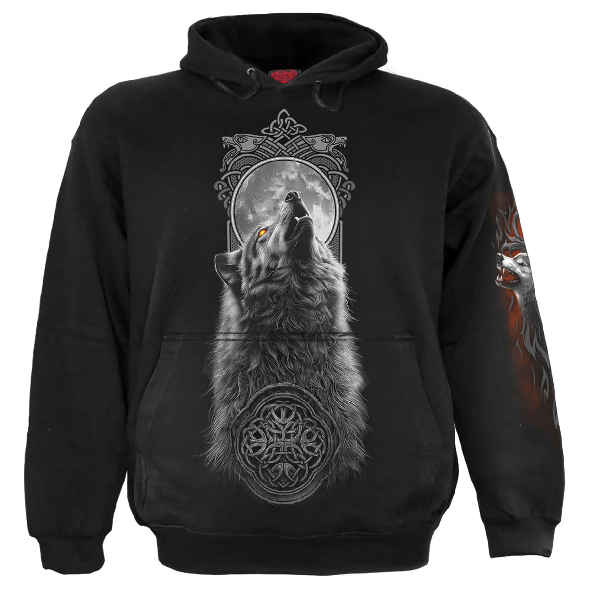 Black - Front - Spiral Direct Unisex Adult Darkest Fear Hoodie