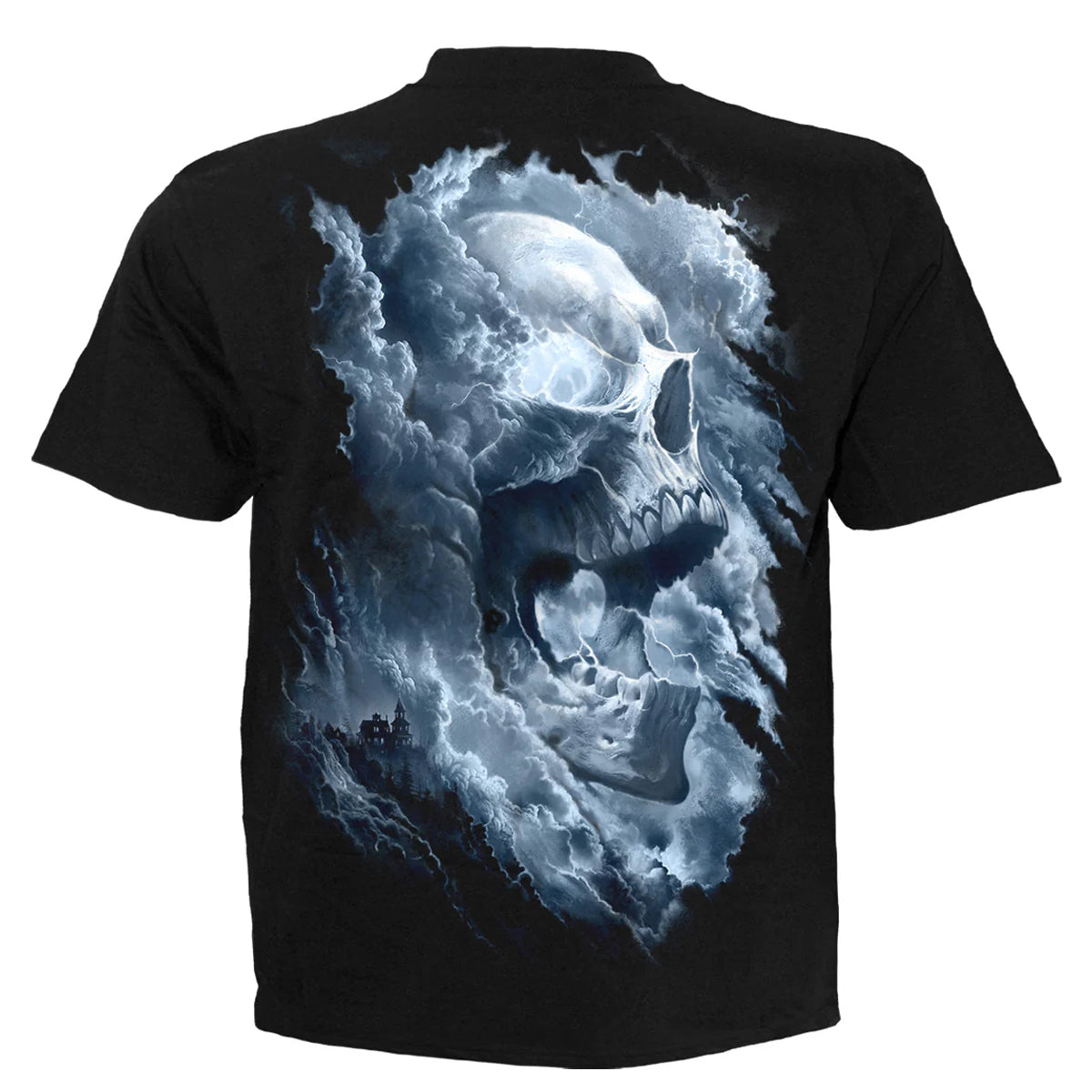 Black - Back - Spiral Direct Unisex Adult Grave Skies T-Shirt