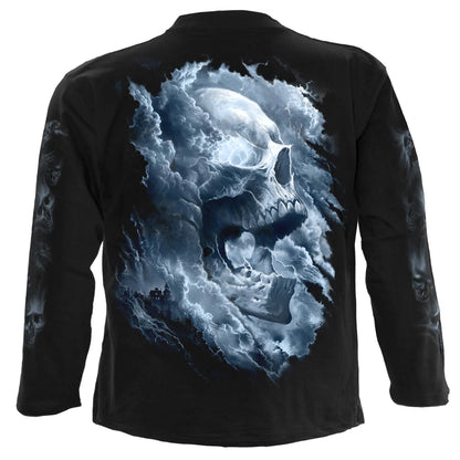Black - Back - Spiral Direct Unisex Adult Grave Skies Long-Sleeved T-Shirt