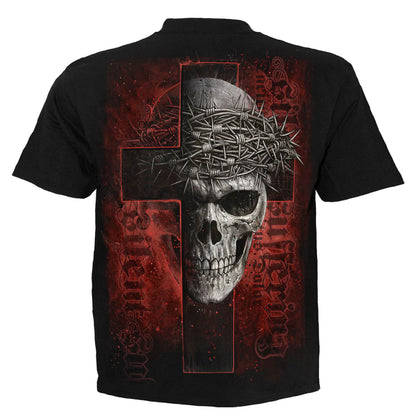 Black - Back - Spiral Direct Unisex Adult Silent Suffering T-Shirt