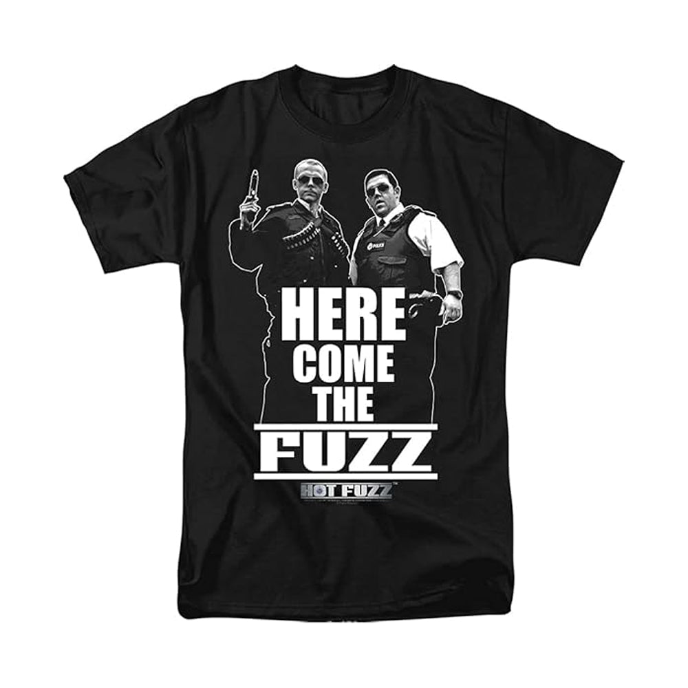 Black - Front - Hot Fuzz Unisex Adult The Fuzz T-Shirt