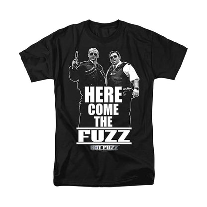 Black - Front - Hot Fuzz Unisex Adult The Fuzz T-Shirt