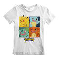 White - Side - Pokemon Childrens-Kids Squares T-Shirt