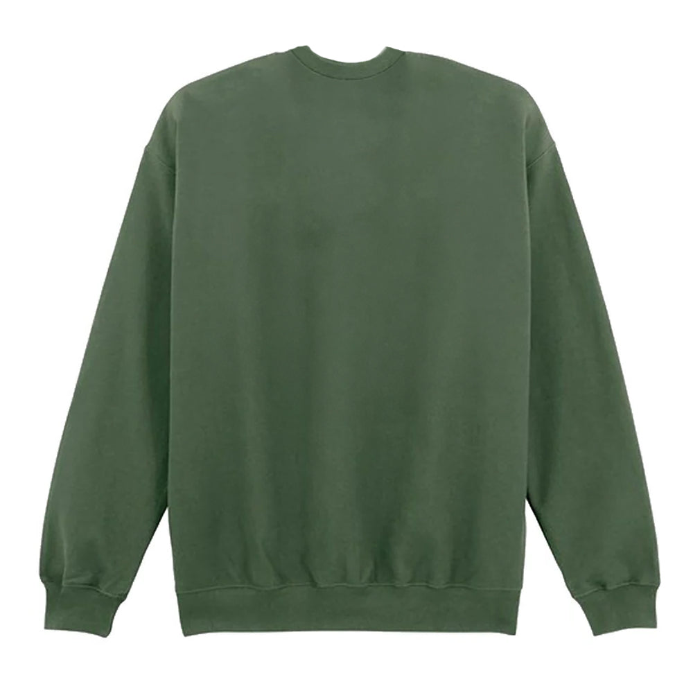 Green - Back - Jurassic Park Unisex Adult Distressed Logo Sweatshirt