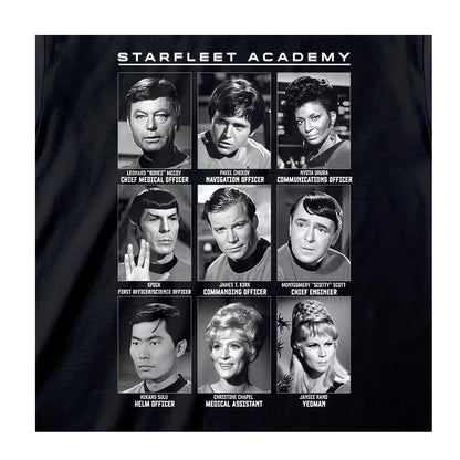 Black - Side - Star Trek Unisex Adult Scrapbook T-Shirt