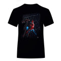 Black - Front - Spider-Man Unisex Adult Spidey Art T-Shirt