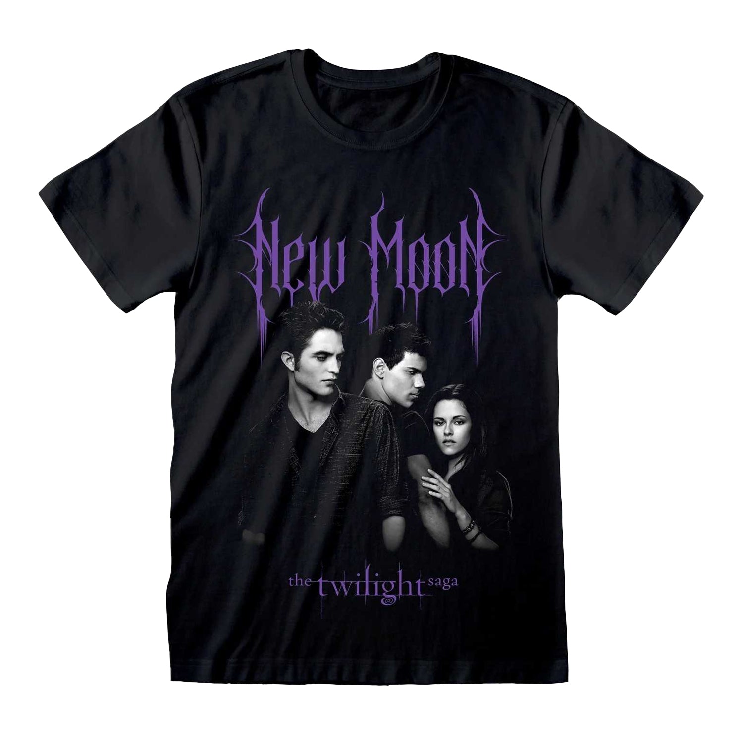 Black - Front - Twilight Unisex Adult New Moon T-Shirt