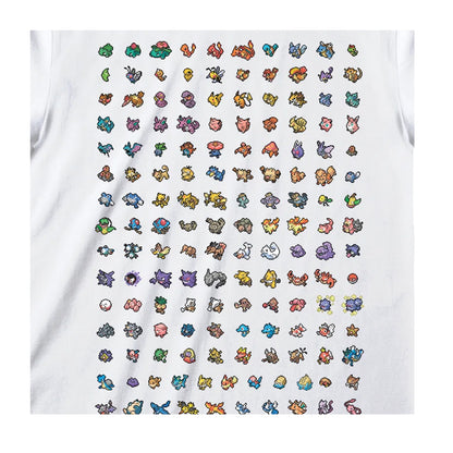 White - Side - Pokemon Unisex Adult Characters Cotton T-Shirt