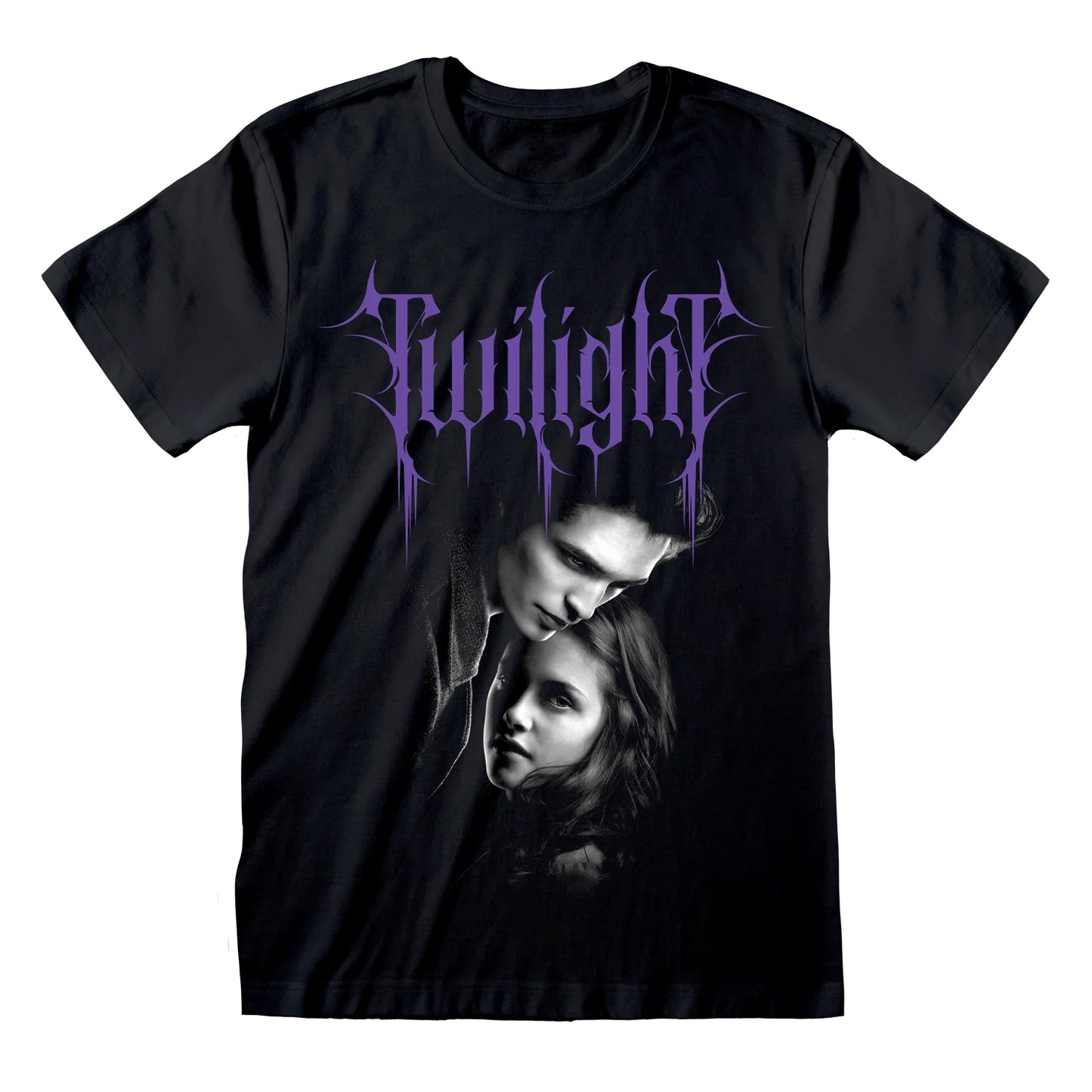 Black - Front - Twilight Unisex Adult Gothic Cotton T-Shirt