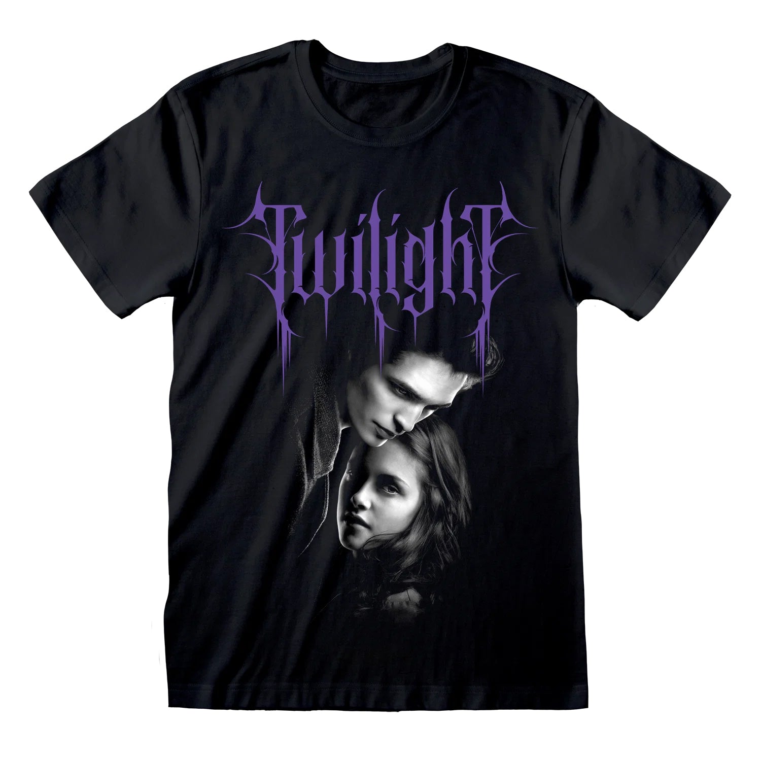 Black - Front - Twilight Unisex Adult Gothic Cotton T-Shirt