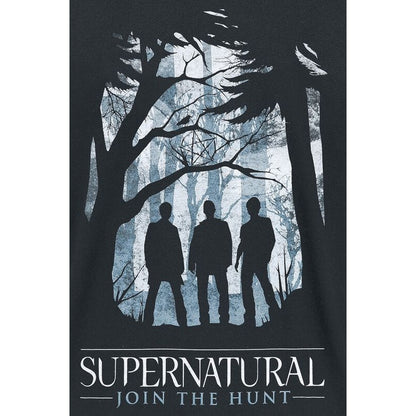 Black - Lifestyle - Supernatural Unisex Adult Silhouette T-Shirt