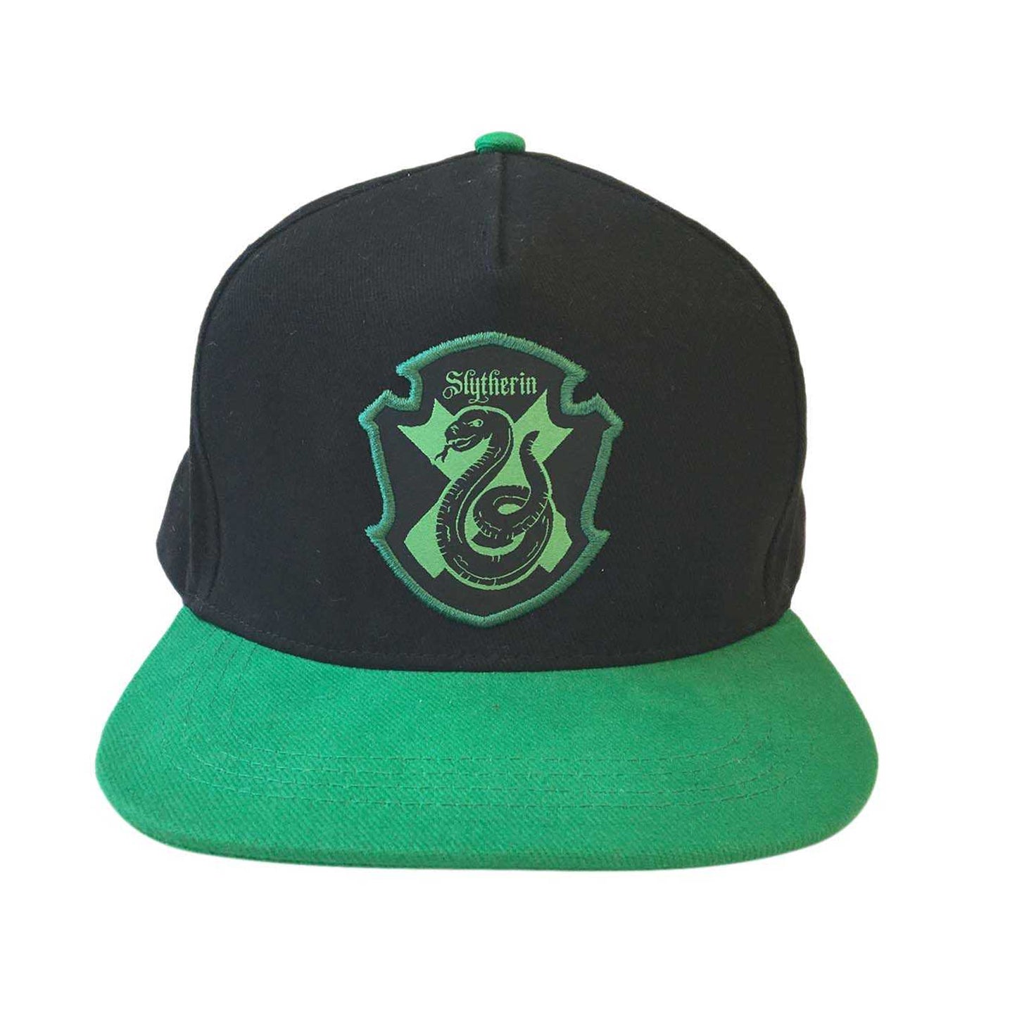 Black-Green - Front - Harry Potter Slytherin Snapback Cap