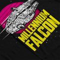 Black - Pack Shot - Star Wars Childrens-Kids Millennium Falcon T-Shirt