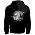 Black - Back - Alien Unisex Adult Bug Stomper Hoodie
