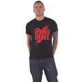 Black - Back - David Bowie Unisex Adult Rebel Rebel T-Shirt