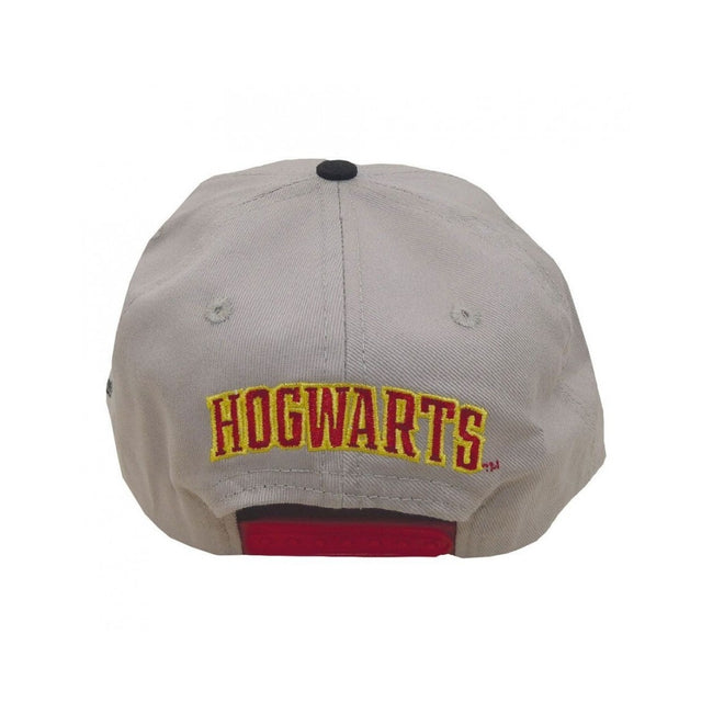 Grey-Red - Back - Harry Potter Gryffindor Snapback Cap
