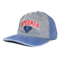 Grey-Blue - Back - Superman Logo Baseball Cap