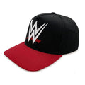 Black-Red - Back - WWE Logo Baseball Cap